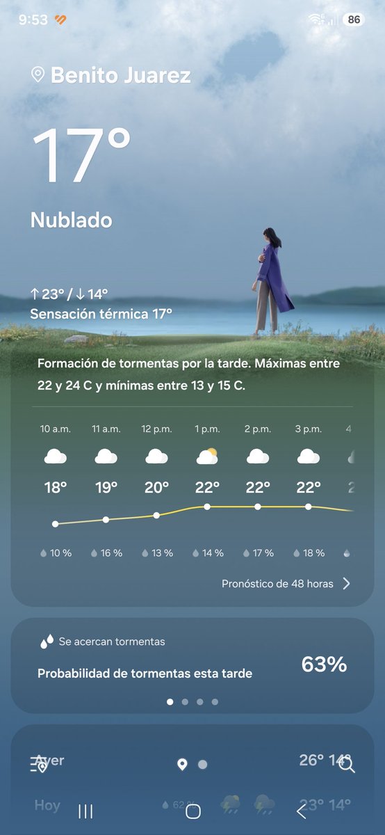 urbanovsky81's tweet photo. @samsungmobilemx @Samsung You may want to update your weather application. It's hard to believe that it's raining heavily right now, while the app shows only cloudy conditions and predicts rain later this afternoon.

A weather app should reflect actual conditions as possible https://t.co/tB5Yy40LS4