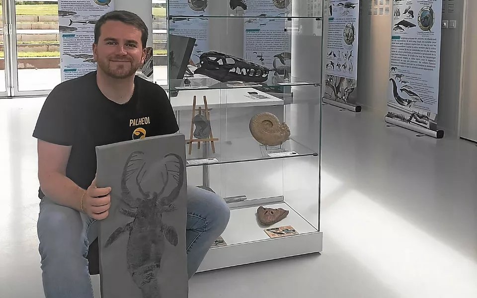 PaleontologieFr's tweet photo. Une #exposition consacrée à la #paléontologie et à l’évolution des animaux marins est à découvrir à la médiathèque de Monterblanc. 🇫🇷
#Morbihan #Bretagne #fossiles
https://t.co/DbbvBIYgFt https://t.co/nCBM6U6Q5u