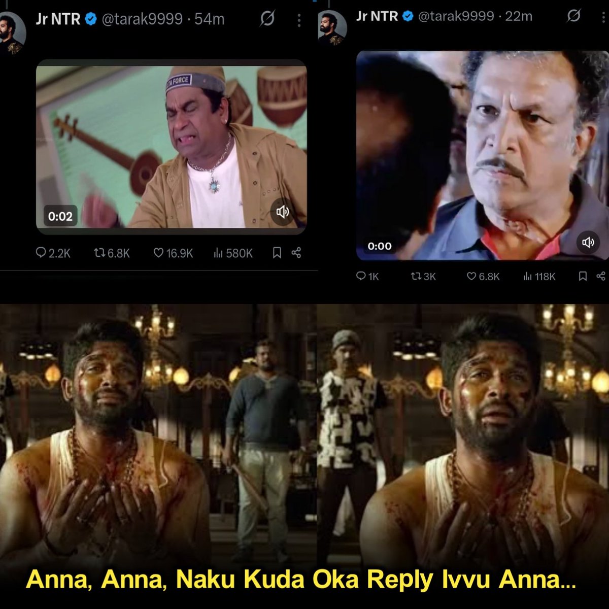 DaakMaharaj's tweet photo. Anna Anna Okka Reply Anna..
@tarak9999 🙏 https://t.co/BCsqaa6k0Q