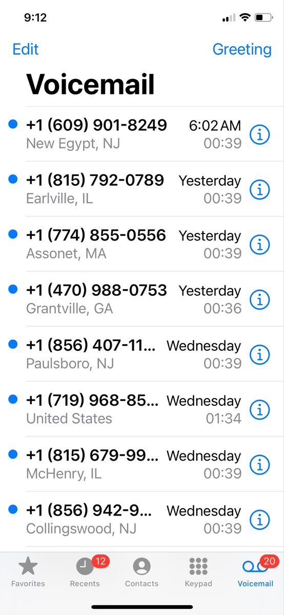 JustineBateman's tweet photo. Genuinely asking, if someone happens to have the answer.
What is the goal of these robocalls? Below is just one of hundreds of screenshots I could show of missed “potential spam” calls every day. 
Obviously they’re automated, so it’s virtually effortless for the “caller,” but why persist?
If there’s no answer by the callee and no callback from the callee, why keep doing it. I mean for months and months? Thinking they’ll break us down and we’ll finally call them back and sign up to their scam, in hopes it will stop the calls? 
If that’s the case, it should be in the pitch: “Good evening. This is Charles calling about your spam calling stoppage fee. Act now to have us stop calling you. Operators are standing by to discuss spam call stoppage rates. Call today!”
If anyone has any real insight, make a comment. I’m genuinely curious.
