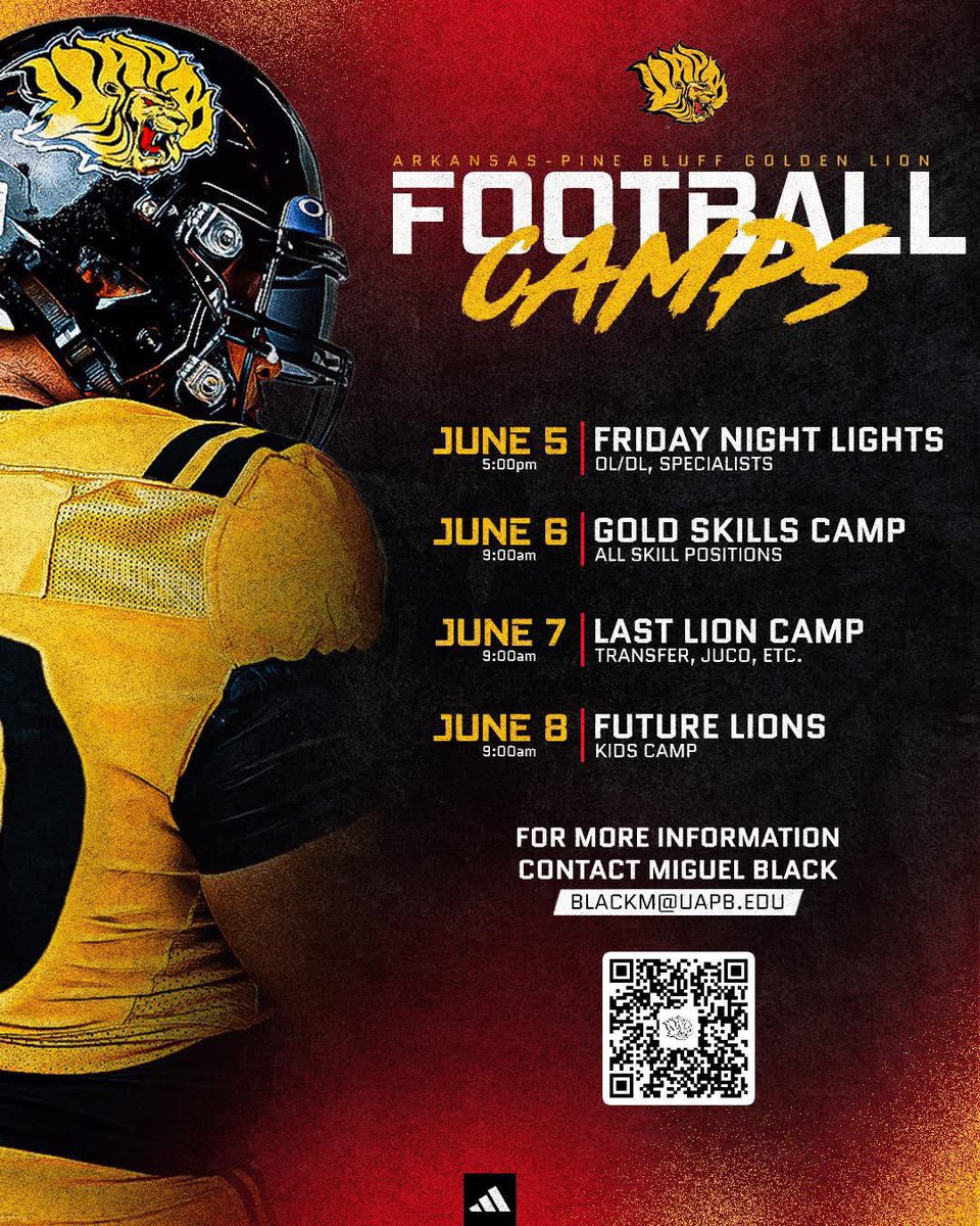 emarion_mo51's tweet photo. today i will be attending @UAPBLionsFB OL/DL camp today. I’m excited to show off my skills today!
@MarcusBolden18 @MillsHighFB @UAPBLionsFB https://t.co/aHwAMgwEIi