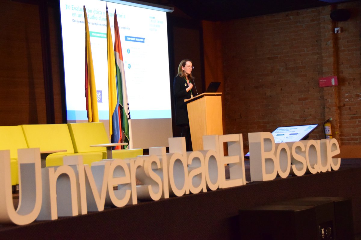 invimacolombia's tweet photo. La regulación y la ética no son caminos separados: comparten un mismo propósito, proteger a los participantes y garantizar la validez científica de la investigación. Margarita Manrique destaca  en su ponencia que los mayores desafíos no son conceptuales, sino operativos. #Invima https://t.co/CYCpx2rhHa