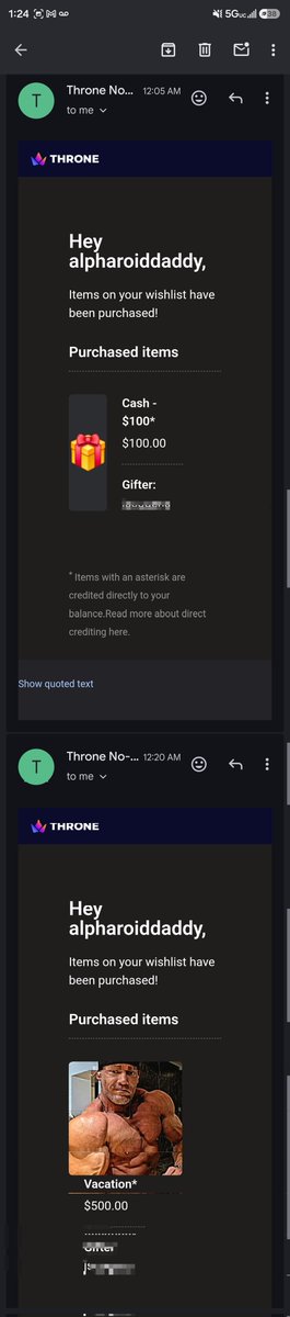 AlphaRoidzDaddy's tweet photo. Apex Alpha predators don’t wait for prey to crawl to them.

They hunt.

Saw another so-called Master bragging about a fat drain on Throne. Didn’t hide the sender. I simply hunted the username down, slid in with one cold DM… and 24 hours later this whale is already locked in.

600 tribute to start. Voice notes melting. Speechless. Addicted.
Real CashMasters move different.

Now he’s mine.

Whale hunting season is open. 🐋💰

#CashMaster #Findom #HumanATM #Paypig #CashFag #RoidGod #MuscleWorship #AlphaRoidzDaddy #FindomWhale
