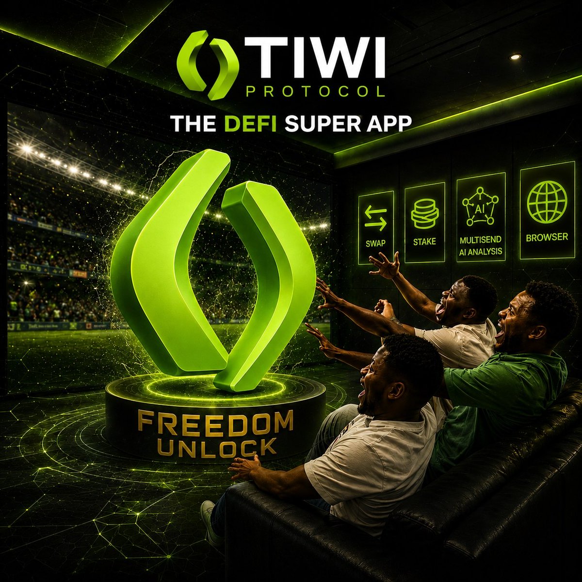 Tejiomo's tweet photo. Most people see a wallet.
Some see a trading platform.
Others see a swap feature.
But very few see the bigger picture.
The future of Web3 will not be built by disconnected tools. It will be built by complete ecosystems where everything works together seamlessly.

That is the vision behind @TIWIProtocol
A platform where you can manage assets, trade, swap, stake, explore decentralized applications, access AI-powered tools, and interact with blockchain technology from one ecosystem.

That's why TIWI Protocol is known as 𝗧𝗵𝗲 𝗗𝗲𝗙𝗶 𝗦𝘂𝗽𝗲𝗿 𝗔𝗽𝗽.

Because freedom is not having hundreds of different platforms.
Freedom is having everything you need in one place.
Every feature added.
Every integration completed.
Every ecosystem connected.

Brings us one step closer to a future where blockchain becomes simpler, smarter, and more accessible for everyone.
This is bigger than an app.
This is infrastructure for the next generation of Web3.

TIWI Protocol.
𝙁𝙧𝙚𝙚𝙙𝙤𝙢 𝙐𝙣𝙡𝙤𝙘𝙠𝙚𝙙.

$TWC