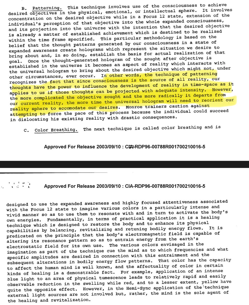 tratium's tweet photo. “the more complicated the objective sought and the more radically it departs from our current reality, the more time the universal hologram will need to reorient our reality sphere to accomodate our desires” https://t.co/vlBK3yG1kr