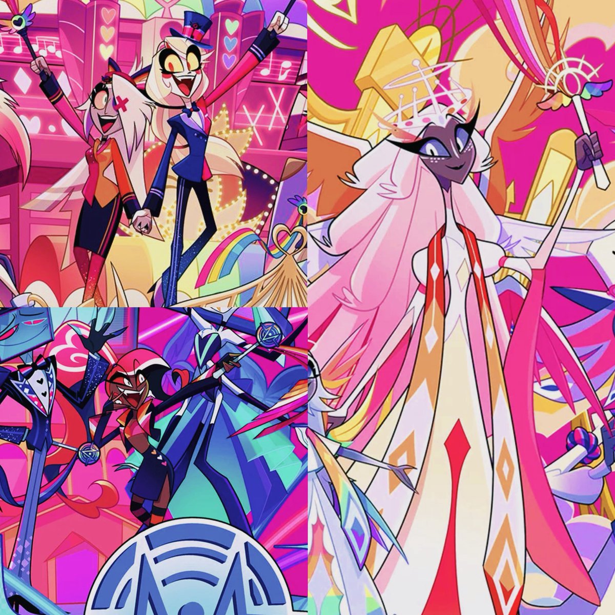 Honeystoria's tweet photo. I love Hazbin Hotel and their confirmed lesbian characters. https://t.co/MCPtVUkIyY