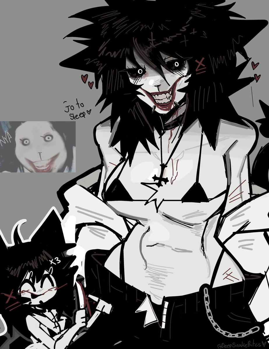 DeepSnakeBites's tweet photo. Creepypasta babe https://t.co/tRHzORImUi