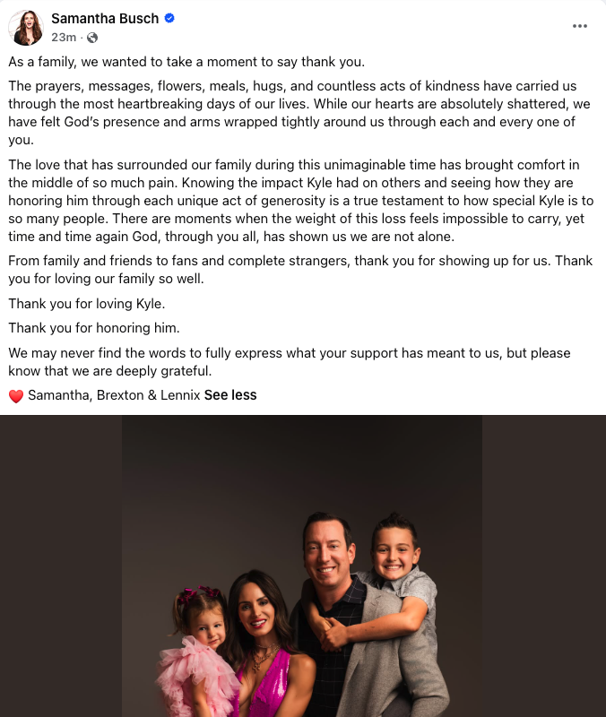 KellyCrandall's tweet photo. Samantha Busch has posted a message on her Facebook page: https://t.co/BqkO8mG106