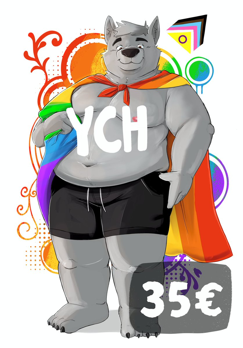 Saiper_art's tweet photo. 🏳️‍⚧️PRIDE YCH🏳️‍🌈
For pride I'm doing this YCH,with a solo version and a version for couples!🌈

- any species
- customized flag
- add clothes/nsfw alt(+5€)

If you're interested just DM!💚✨ https://t.co/yu5hp1V4k8