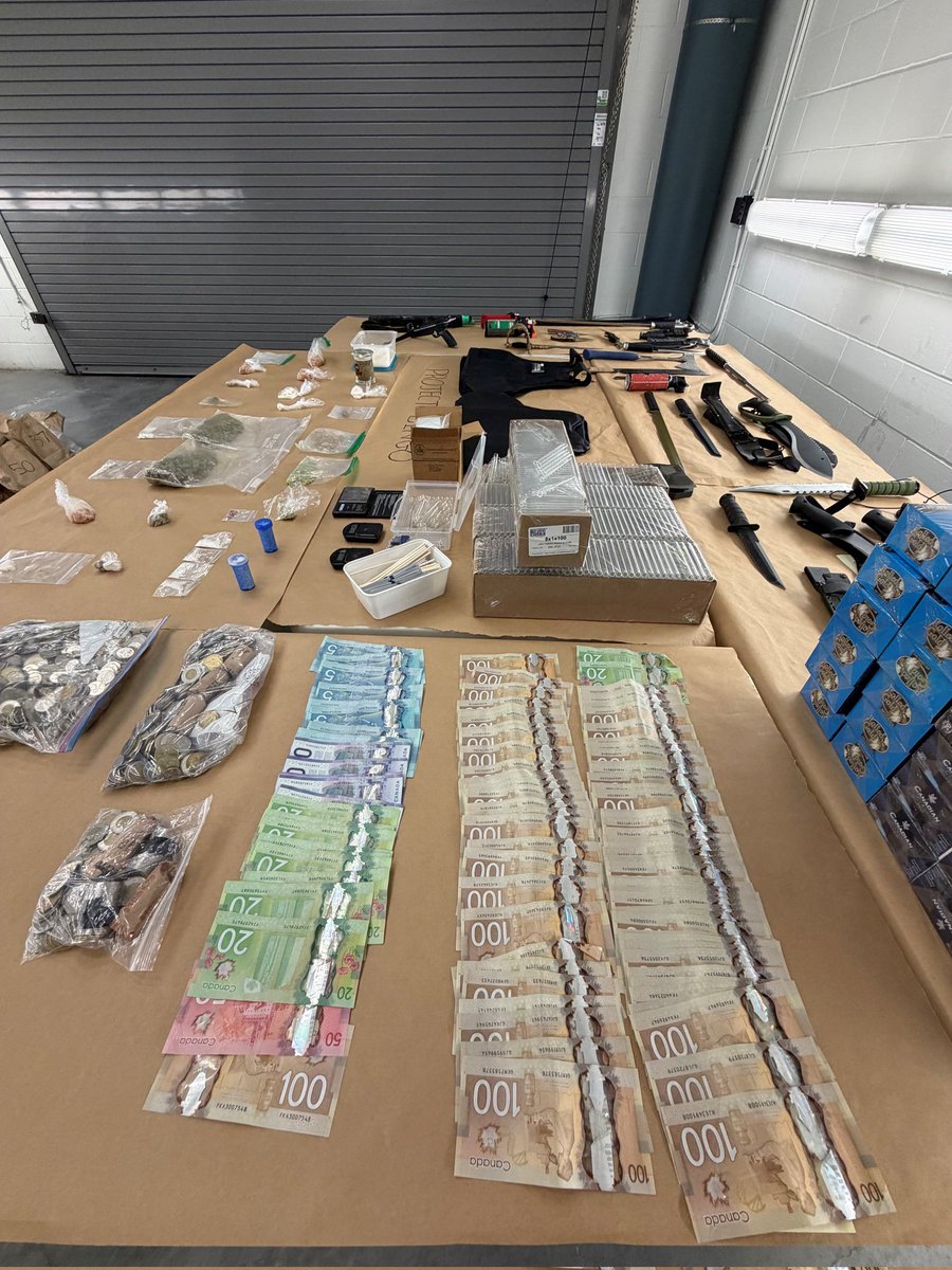 VancouverPD's tweet photo. #VPDNews Vancouver Police have seized more than $79,000 of illicit drugs and cash in a targeted investigation in the Downtown Eastside.

VPD patrol officers initiated “Project Bingo” in December 2025 after observing suspicious activity at an SRO near East Hastings and Princess Avenue. After a six-month investigation and extensive evidence gathering, officers executed a search warrant in May 2026.

Inside the SRO, they located and seized:

287 grams of fentanyl
107 grams of cocaine
549 grams of crystal methamphetamine
303 dilaudid pills
86 cartons of illegal cigarettes totaling 17,200 cigarettes

The total combined street value of the drugs is $65,922.
 
The cigarettes are valued at $3,300.
 
Officers also located and seized $10,338.90 in cash.

Total value of all items is $79,560.90

VPD officers also seized one handgun, ammunition, body armour, a prohibited cross bow, swords, and multiple other weapons.

“Project Bingo serves as another significant example of our officers’ unwavering commitment and perseverance in disrupting drug trafficking and addressing violence in the community.” says Inspector Willoughby

A 61-year-old man from Vancouver, was arrested, interviewed, and released pending further investigation. The investigation is ongoing and multiple charges will be recommended to Crown Counsel.