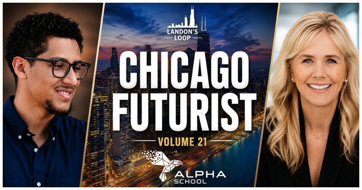 landon20s's tweet photo. Monday on @chicagofuturist 

Sat down with @mackenzieprice of @alphaschool, which just opened enrollment in Chicago for fall 2026

Currently in major cities like Austin, New York, and SF. Kids finish academics in two hours. The rest of the day is for entrepreneurship, public speaking, and real projects

Only 23% of CPS 4th graders are proficient in reading. 24% in math. Dead last among the four biggest cities

And spending is up 27% 

Well-timed discussion. 🔜 MONDAY