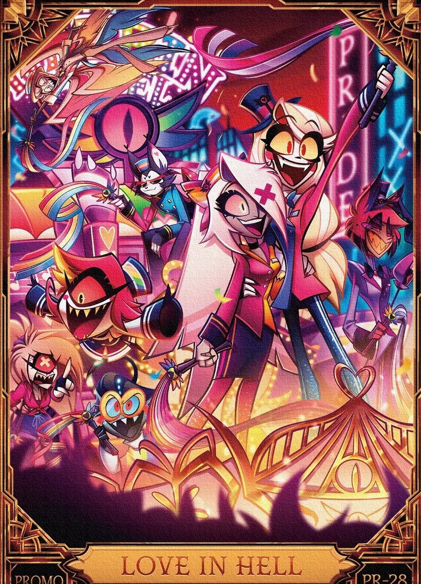COUGH COUGH so Lucifer's colors on his vest are still white