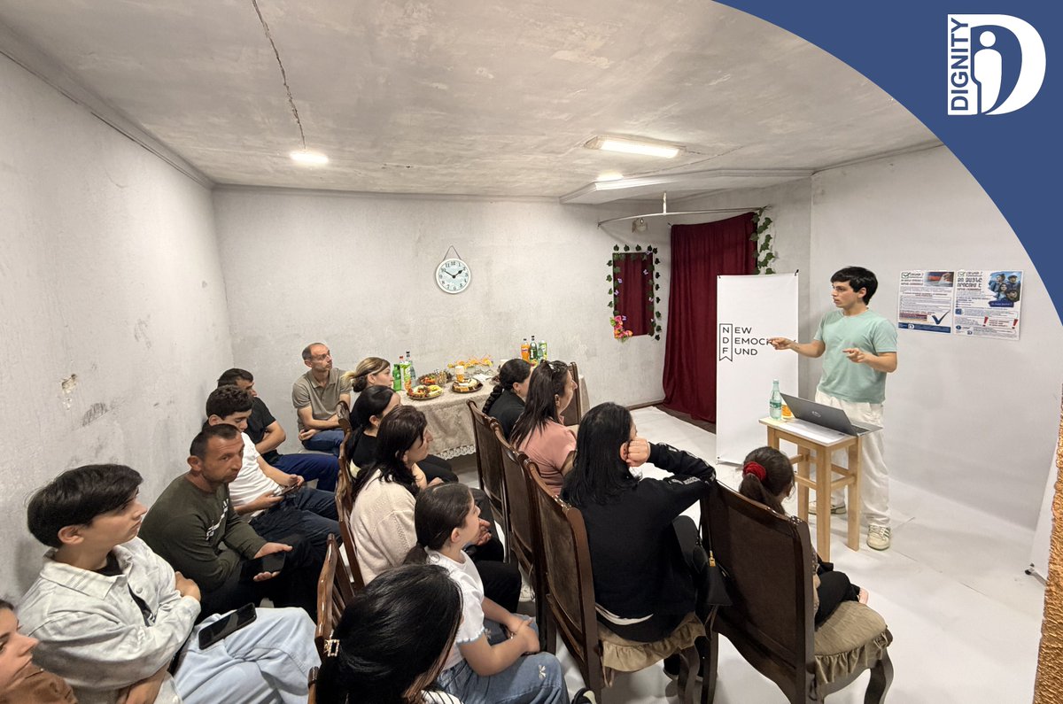 DignityNGO's tweet photo. “My Voice Matters”: Discussion in Tavush Region  https://t.co/2kyO5raq0D 
#InclusiveDemocracy #YouthForDemocracy #CivicEngagement #DemocraticParticipation #YouthEmpowerment #InclusiveParticipation #HumanRights #CivicAwareness #CommunityVoices #DemocracyForAll https://t.co/rR9T2zs4X6
