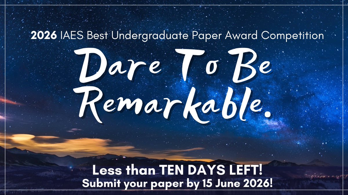 IAESorg's tweet photo. TEN DAYS LEFT!
IAES President Viral V. Acharya &amp; Vice-President N. Gregory Mankiw invite undergraduate students to compete in the 21st Annual IAES Best Undergraduate Paper Award Competition!
The link to apply:
https://t.co/dgUmUBaD8P
#economics #finance #undergraduate https://t.co/dVwuCn483h