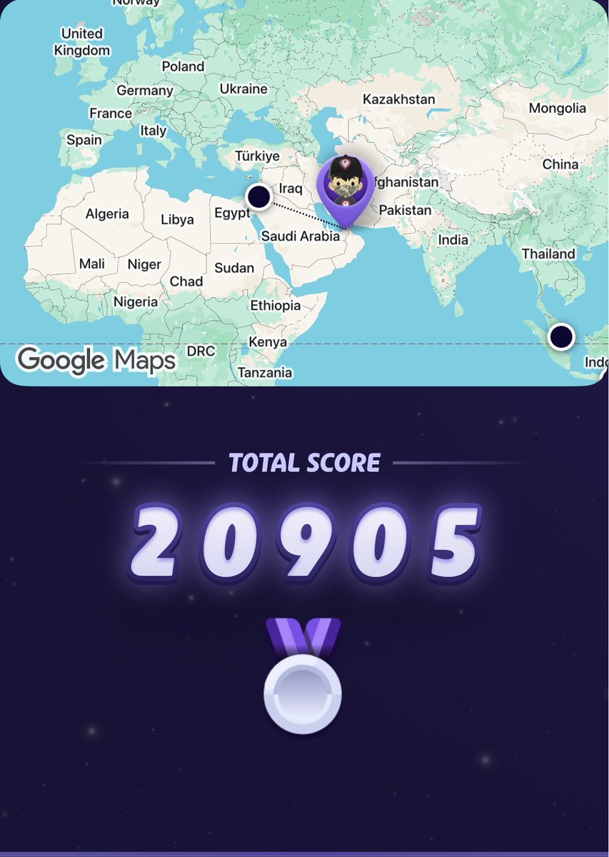 miloenjoy's tweet photo. 6月5日のGeoGuessr Daily Challengeは、国当て4/5（🇸🇪🇮🇸❌🇮🇩🇸🇬）で概ね詰め切れたものの、一つやらかして2.0万点台止まり🥈 スウェーデン🇸🇪での道路精査がハマって5kになったR1✨ アイスランド🇮🇸での道路精査もハマって5kになったR2✨ シンガポール🇸🇬でも5kになって、初のハットトリックとなったR5✨ https://t.co/rcbeAjduZA