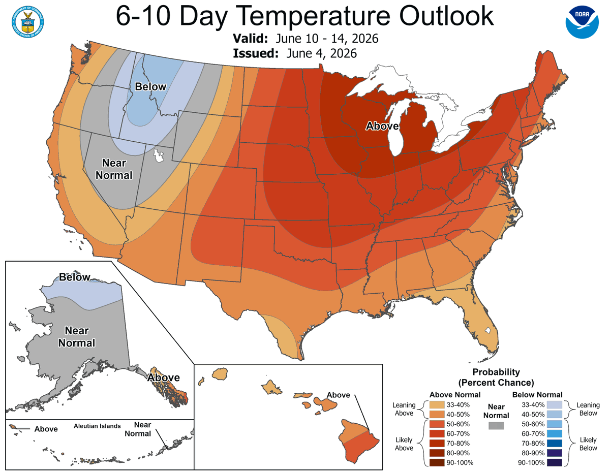weather_buffalo's tweet photo. A big time warmup is coming next week across the area! Temperatures will be in the mid 80s approaching 90 at times! Cooler closer to the lake shore. This should be accompanied by plenty of sun, summer is here! https://t.co/HxYdOAvJgv