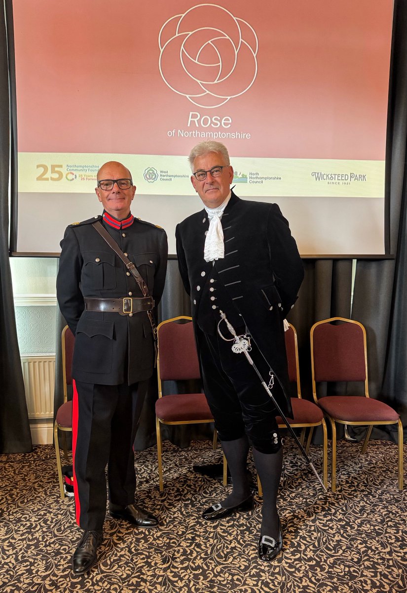 NorthantsLL's tweet photo. Oliver Wicksteed DL was honoured to attend the @NorthantsCF Rose of Northamptonshire Awards today, celebrating inspiring winners from across the county. A wonderful event recognising those making a real difference. @WestNorthants @NNorthantsC https://t.co/vgrrsZv6IV