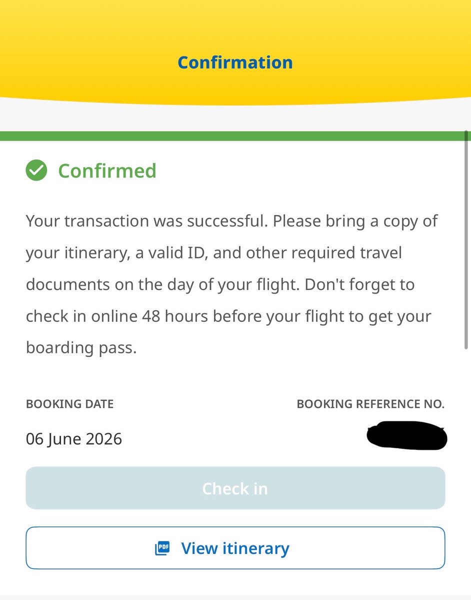 normjadumas's tweet photo. Thanks sa P1so sale @CebuPacificAir!

Makakabalik takbo narin tayo sa MOA 🥹hahaha https://t.co/SFuYgF4elM