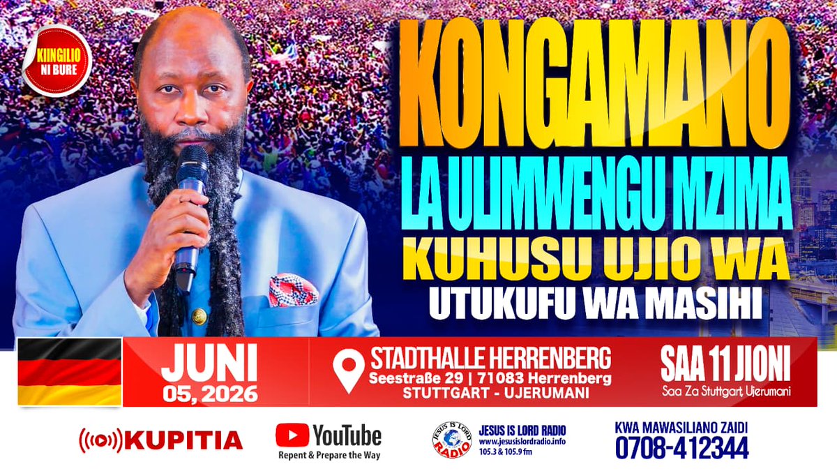 MotanyaBen's tweet photo. Jiunge nasi katika Kongamano hili moja kwa moja  kutoka Ujerumani
#InstructionsForEntry
https://t.co/7YvH6WZPUW https://t.co/llNbzqpRAU
