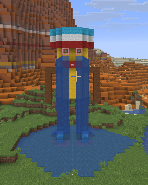 prismPNP's tweet photo. do we LOVE my minecraft build https://t.co/Q6JPWhOuPE