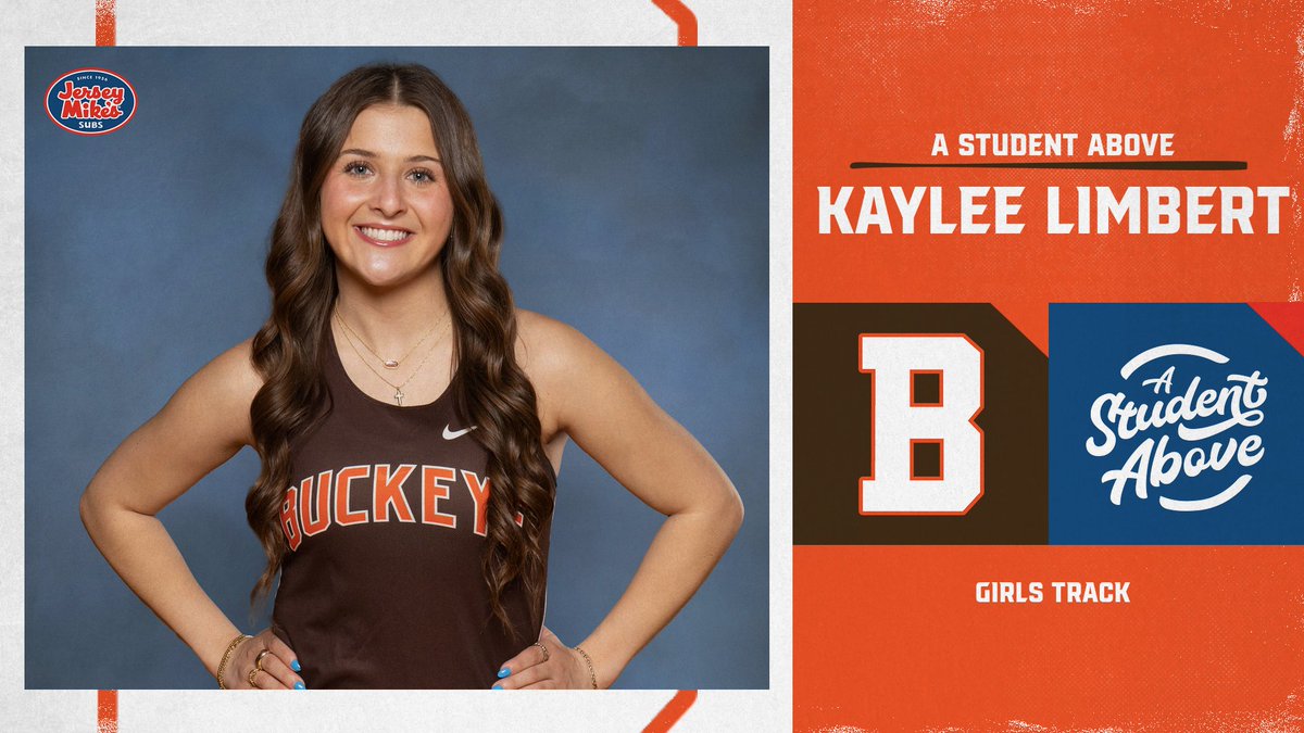 BHSAthDep's tweet photo. Kaylee Limbert exemplifies what it means to be A Student Above with her perseverance, leadership, &amp; a commitment to giving her best in everything she does. We are so proud of how she represents Buckeye!

🔗 https://t.co/kib7if2zo0 https://t.co/0yZlAmSSU5