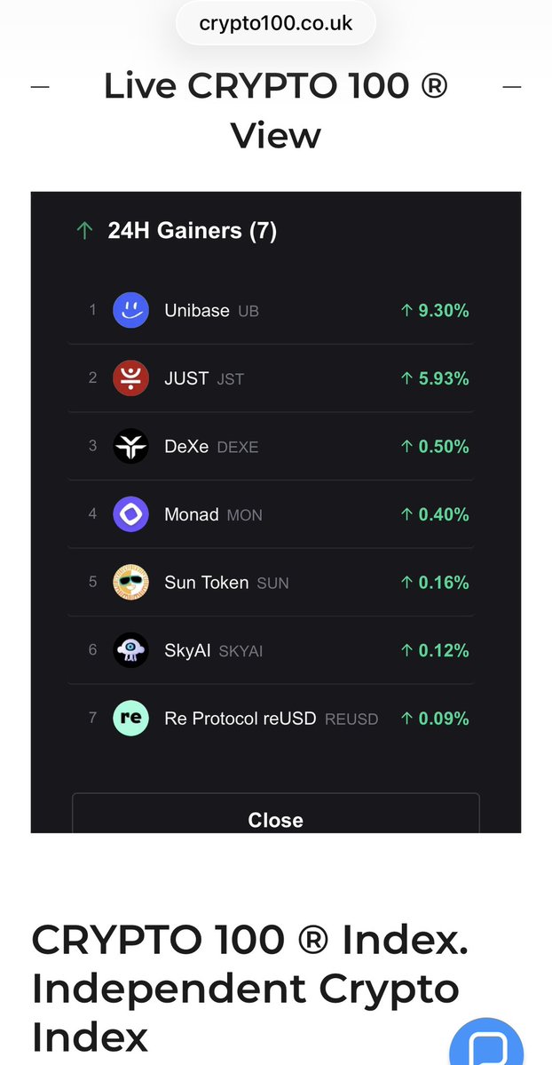 magicwhiteboard's tweet photo. Want a single view of the whole crypto market?
The CRYPTO 100 Index by @cryptoowluk gives you instant insight into market performance across time — all in one place.
👉 https://t.co/7yKmnTSlPu #cryptoeducation #cryptoeducation https://t.co/JhP3Lhf1JT