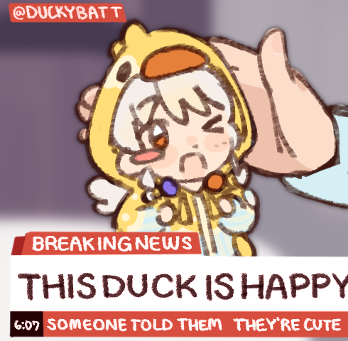 A4Loveletter's tweet photo. Joyful little duck https://t.co/k9Sp3lyTt9