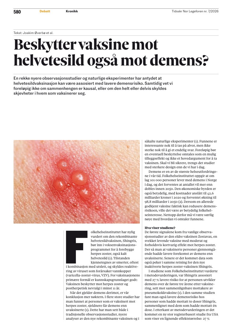Prebens's tweet photo. Les i @tidsskriftet hva ekspertene har funnet https://t.co/jLMTk5zlwe https://t.co/3iDbOhksXX
