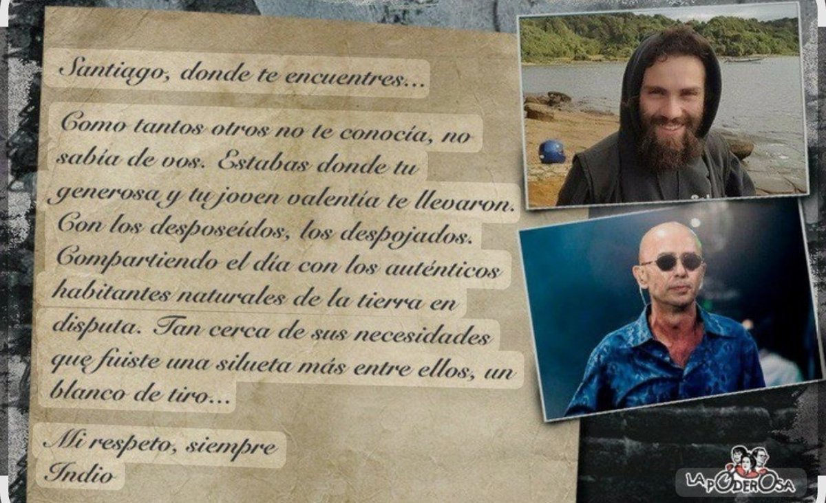 vikingomaldo's tweet photo. Te empecé a escuchar en 1988, siempre te admiré por tu Poesia en la Música y tu forma de ver la vida, en 2018 se reafirmó ese cariño por esta carta a Santiago. Un fuerte Abrazo Querido @Indio_Solari_ok Siempre estarás Presente !. https://t.co/UxbLsdhsLb