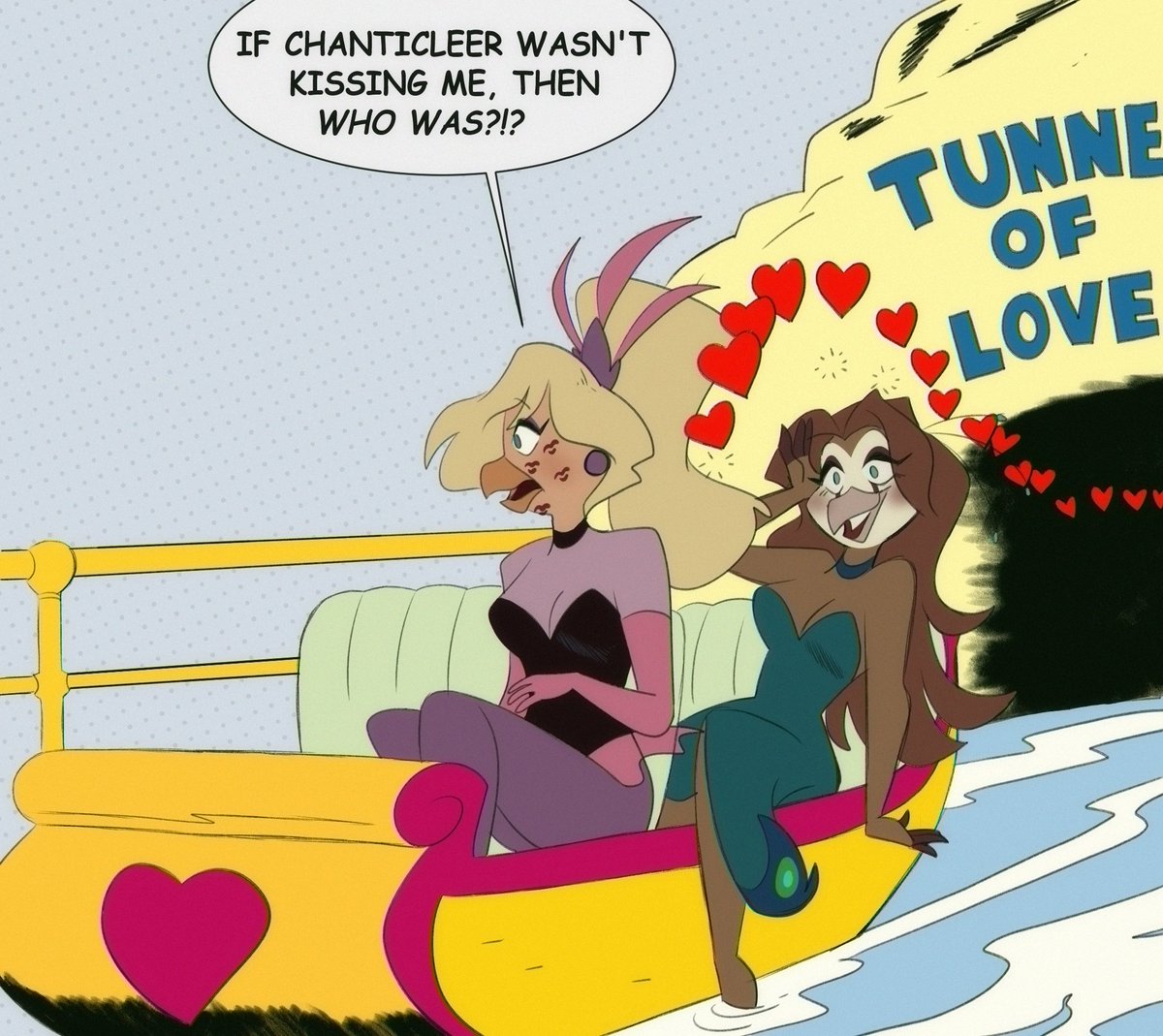 TrishaBeakens's tweet photo. Rock a Doodle but it's bird yuri. https://t.co/7olZN0L7Uq