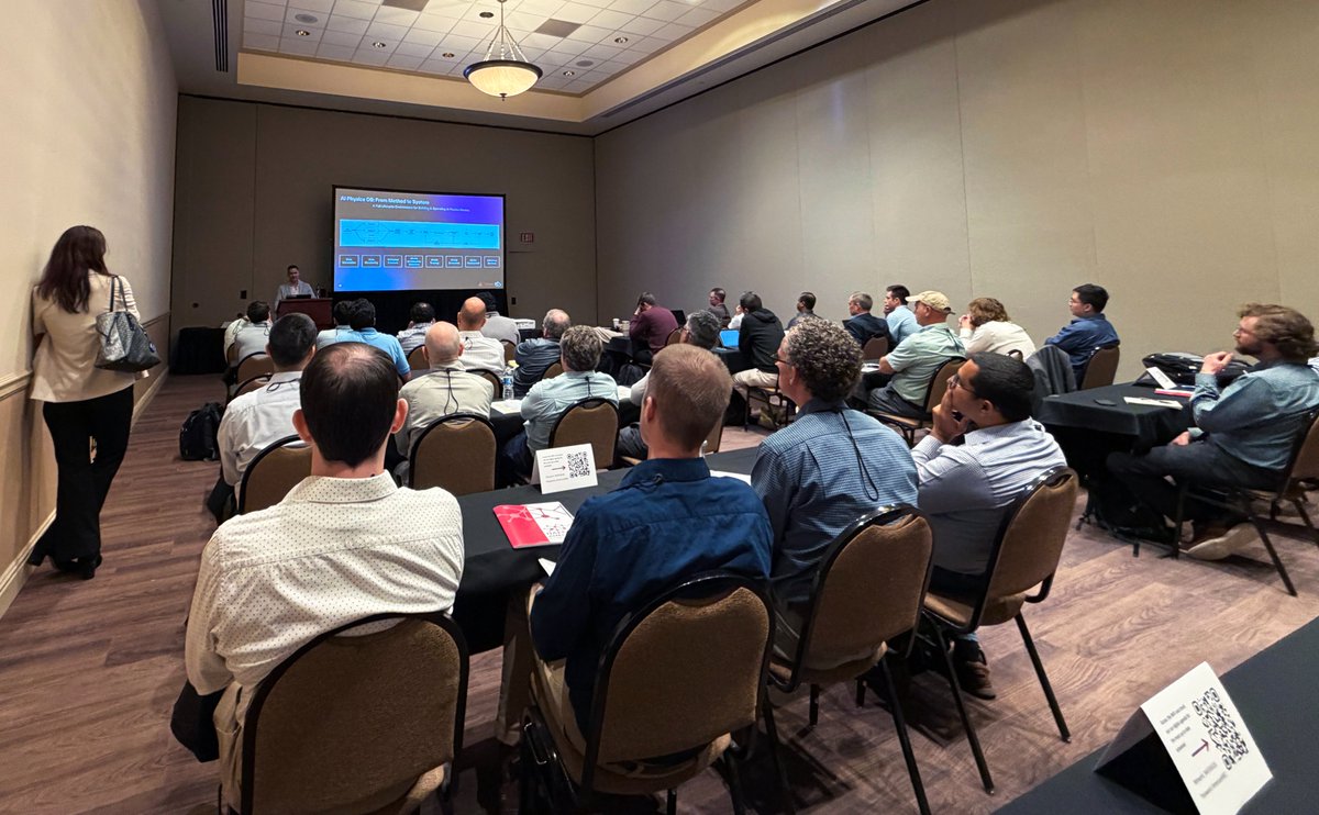 RescaleInc's tweet photo. A few moments from @NAFEMS Americas in St. Charles, where the Rescale team spent the week connecting with engineers and R&D leaders around AI-first engineering, simulation data, and faster paths from modeling to decision-making.

It was great to be part of the conversations NAFEMS continues to bring together across the engineering simulation community, and to share more about how teams are connecting simulation, data, AI physics, and agentic workflows to build more efficient engineering processes.

Thanks to NAFEMS for hosting a great event, and to everyone who stopped by the booth, joined the conversations, and attended the workshop. It was also exciting to see @NVIDIA spotlight the @McLarenAuto AI physics work on Rescale during the keynote.

#NAFEMS #DigitalEngineering #AIPhysics #EngineeringSimulation #AIFirstEngineering #Rescale