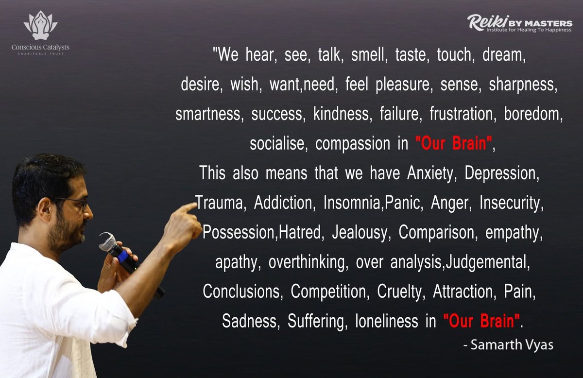 samarthvyas's tweet photo. " Self Explanatory. . . ."
#awareness #mindfulness #healing #energies #meditation #consciousness #growth #happiness #bhavnagarcity #lifelessons #lifecoach #bhavnagar #mindsets #knowself #truth #soul #brainhealth #gujarat #quotestoliveby #brainhealth #quoteoftheday #mindsetswitch https://t.co/ojIRpIu66H