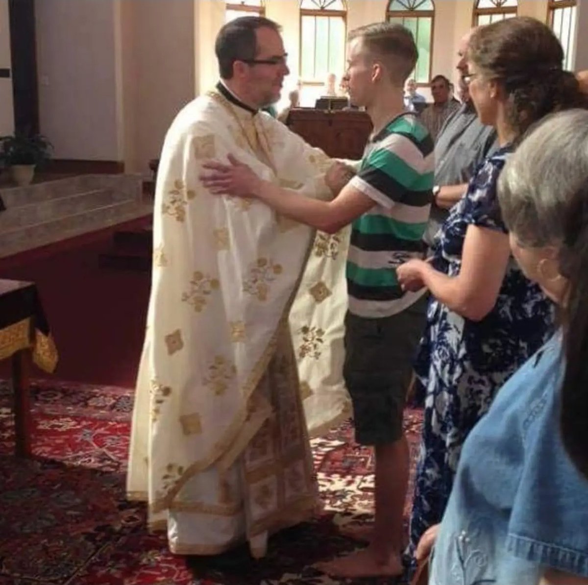 thaddeusthought's tweet photo. Today marks 10 years since I was received into the Orthodox Church.

The depth of healing, peace, and friendship with Christ is beyond all joys. It truly does sink in more every year, and bring a little more meaning to life. Nothing in any of the denominations or religions I explored before compares to the traditions Christ gave us through the Apostles that draw us into the life of the Trinity. It is a life of faith that is formed through works. It is a real relationship in the eucharist, not only with Christ, but with all my Orthodox family on earth and in heaven.

May we be one as Christ and the Father are one.

Lord, help me live it. Help me not forsake the pearl of great price you have brought me. 🙏☦️