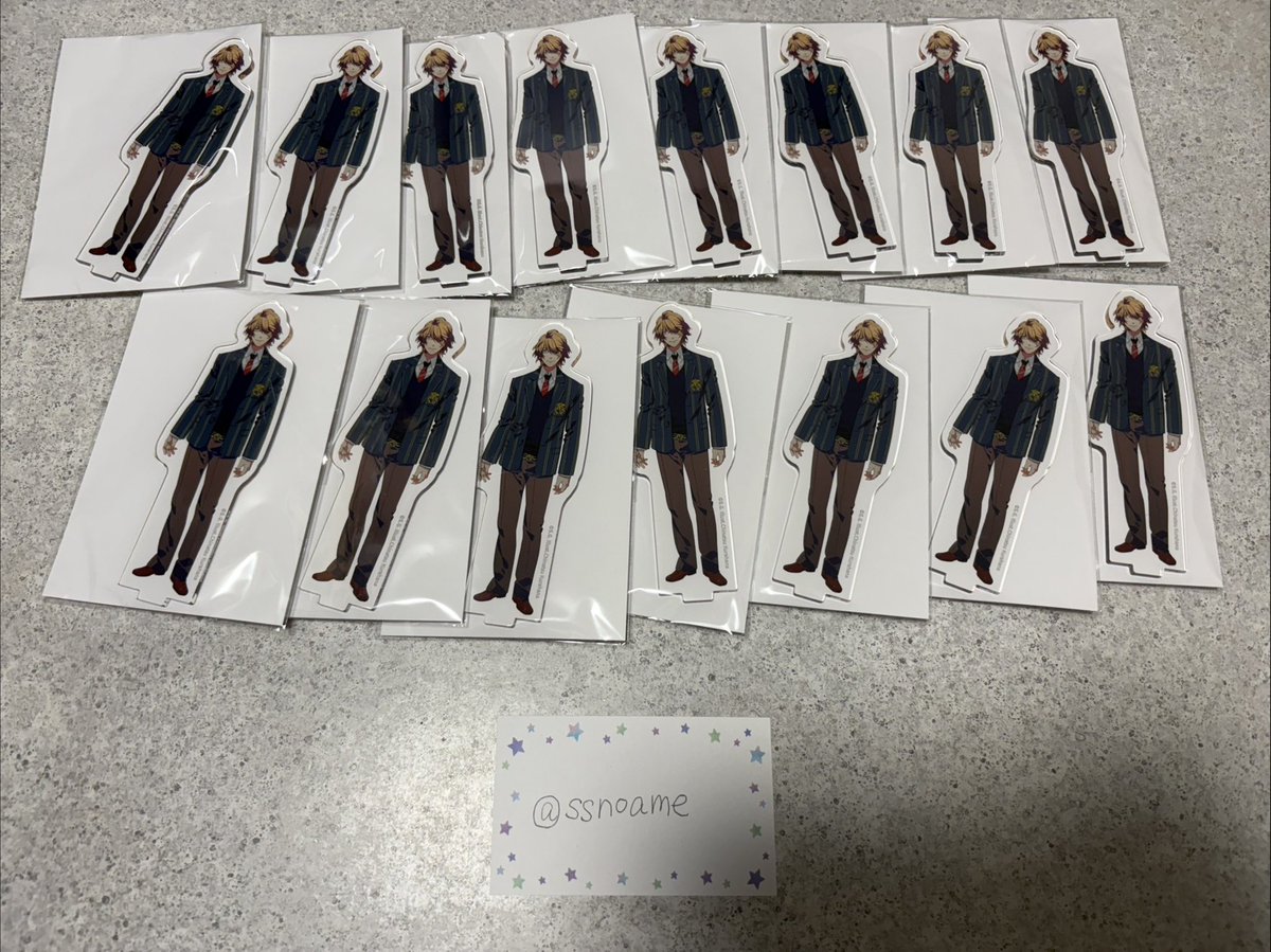 ssnoame's tweet photo. 交換╱譲渡】うたプリ ブロッコリーオンラインくじ うたの☆プリンスさまっ♪ 15th Anniversary SHINING Ver. ブロッコリーくじ ブロくじ BOLくじ

D賞▶那月１５、トキヤ４、セシル１３、藍５

求▶D賞音也８、翔∞ or 定価+送料

交換方法▶郵送
1点からでも可 https://t.co/S4Mcfb4ui8