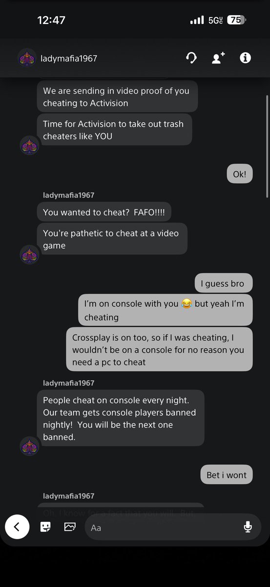 eRaJxred's tweet photo. I was frying until they left the lobby 😂 bad players can’t do anything but accuse. “I’m sending a video of you cheating to activison”😭😭😭😭 https://t.co/KZAbg4rwUS
