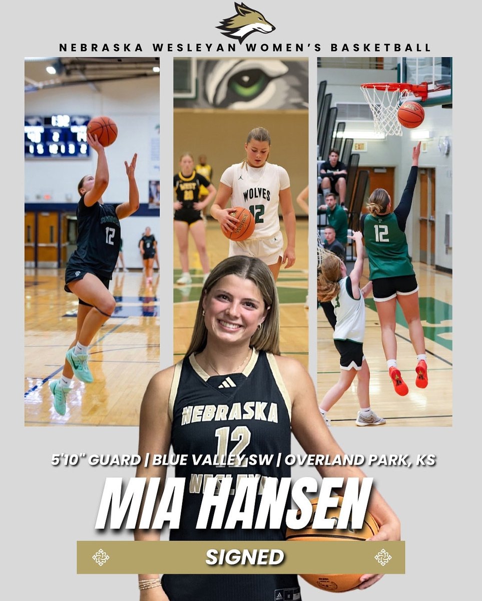 NWU_WomensBB's tweet photo. Officially, official! βοΈππΌ
A versatile player who impacts both sides of the floor. P-Wolf Nation welcome Mia Hansen to Nebraska Wesleyan!
@MiaHansen2026 x @NWUSports
#PWolfNation #YipYip https://t.co/u3ayFiSL74