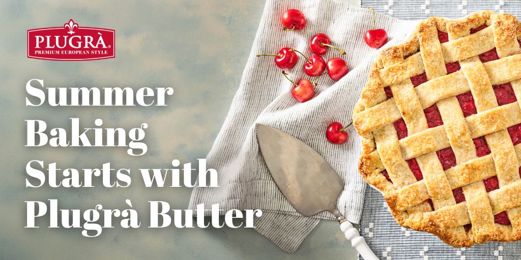 KeyFood's tweet photo. ☀️ Summer baking starts with Plugrà Premium European Style Butter. Plugrà delivers rich taste, creamy texture &amp; the consistency bakers count on. Whether you’re making flaky pie crusts 🥧 or homemade pastries, @PlugraButter brings a bakery-inspired touch to every recipe. https://t.co/88WQDAoGwX