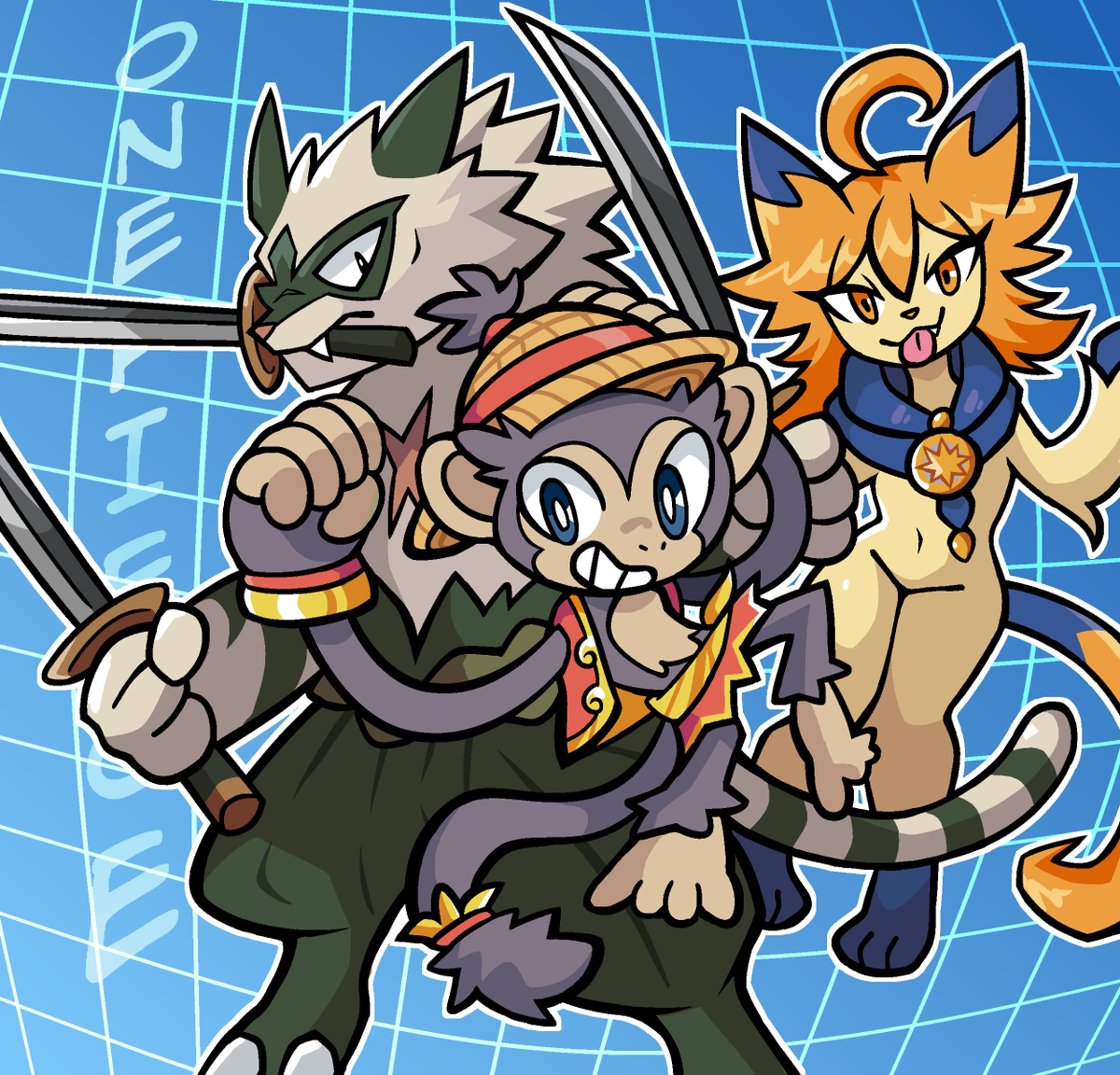 RadiantRudi's tweet photo. Fanart of these Strawhat Fakemon designs by @adamgipsonn !
#fakemon #onepiece https://t.co/ScjDjnSSZ0