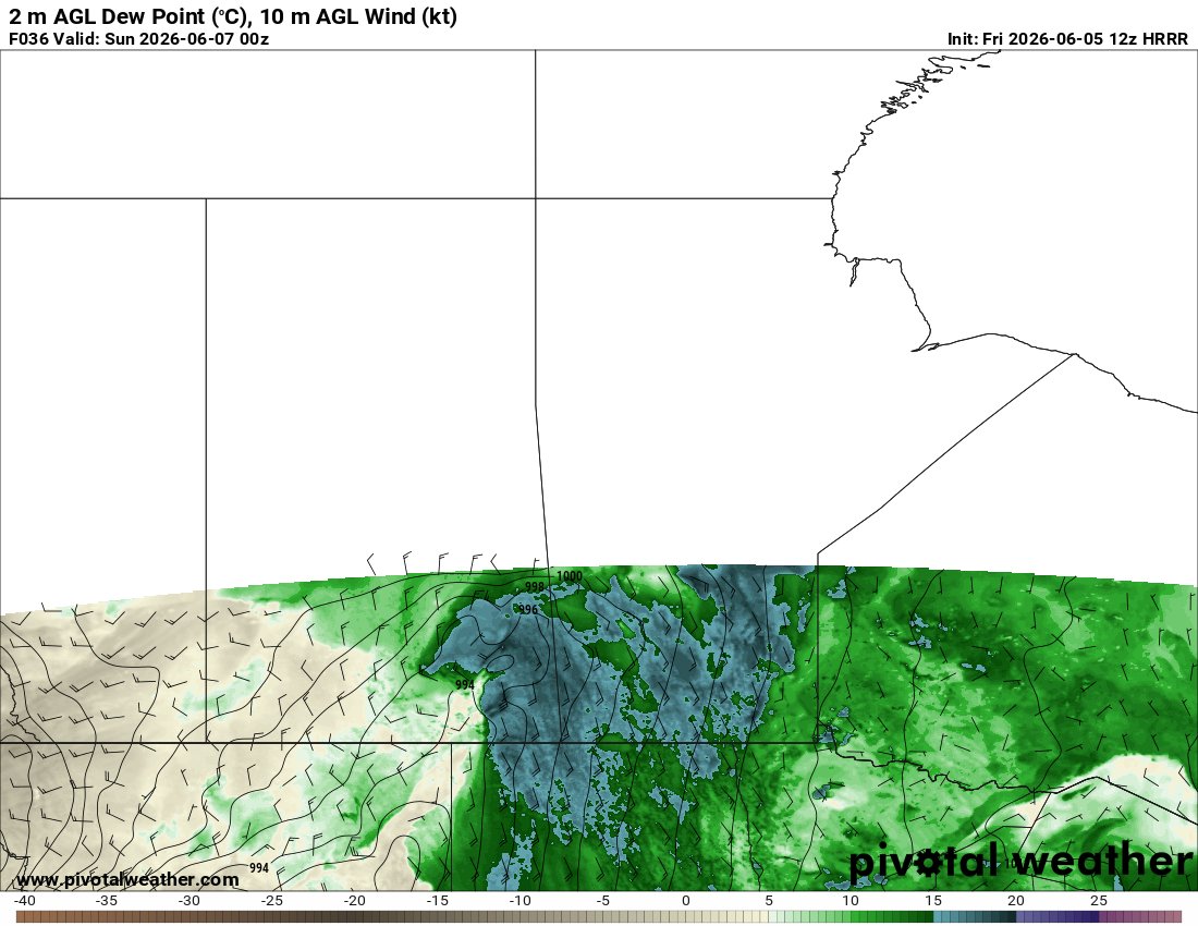 PeterC428's tweet photo. Hmmmm, I wonder where the target is on Saturday, certainly not SE Saskatchewan and SW Manitoba... https://t.co/J3ahWAZiWC
