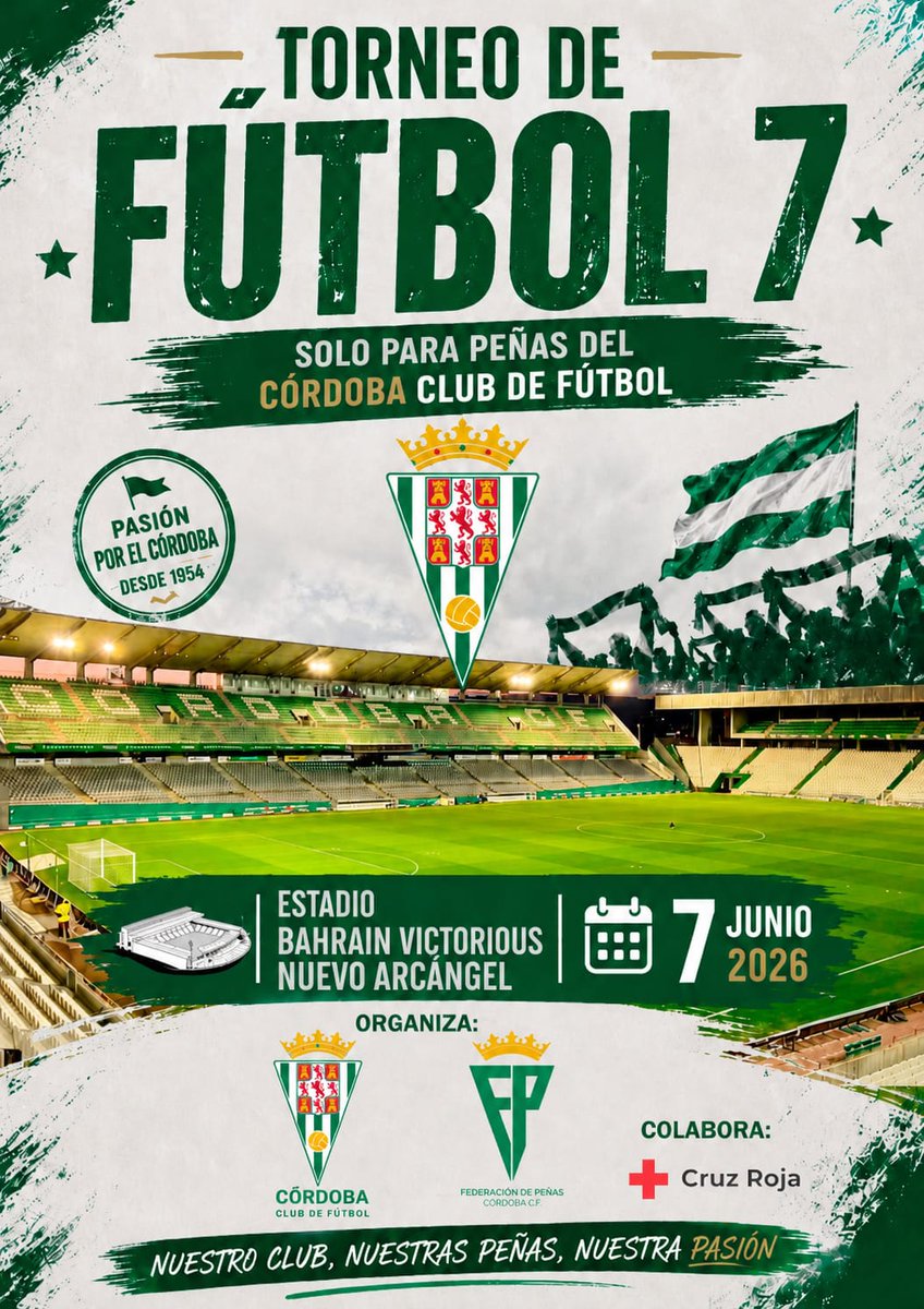 PCMBlanquiverde's tweet photo. Este domingo, nuestra peña participará en el I TORNEO DE FUTBOL 7 en nuestro estadio Organizado por la @fpccf 

Y aquí os traemos a nuestros 15 convocados para intentar llegar a la cima o, por lo menos, pasarlo bien con otros cordobesistas.

A disfrutar de un domingo de fútbol https://t.co/J04uJAloFn