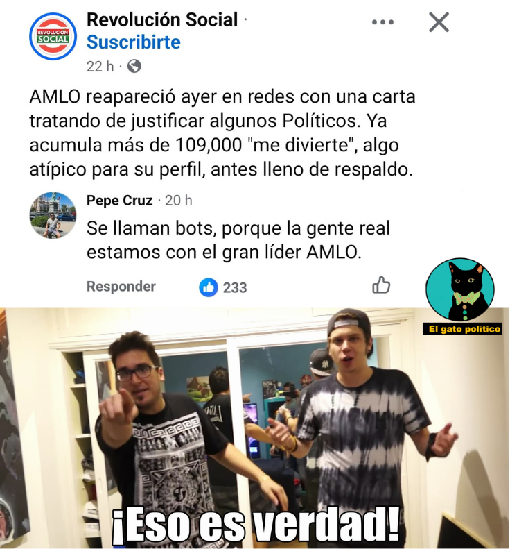 elgatopolitico_'s tweet photo. 🔴​🔴Entiéndanlo, PRIAN, el viejón es leyenda. 🇲🇽​🥁​🥁​#AMLO https://t.co/v1JxayS6Yz