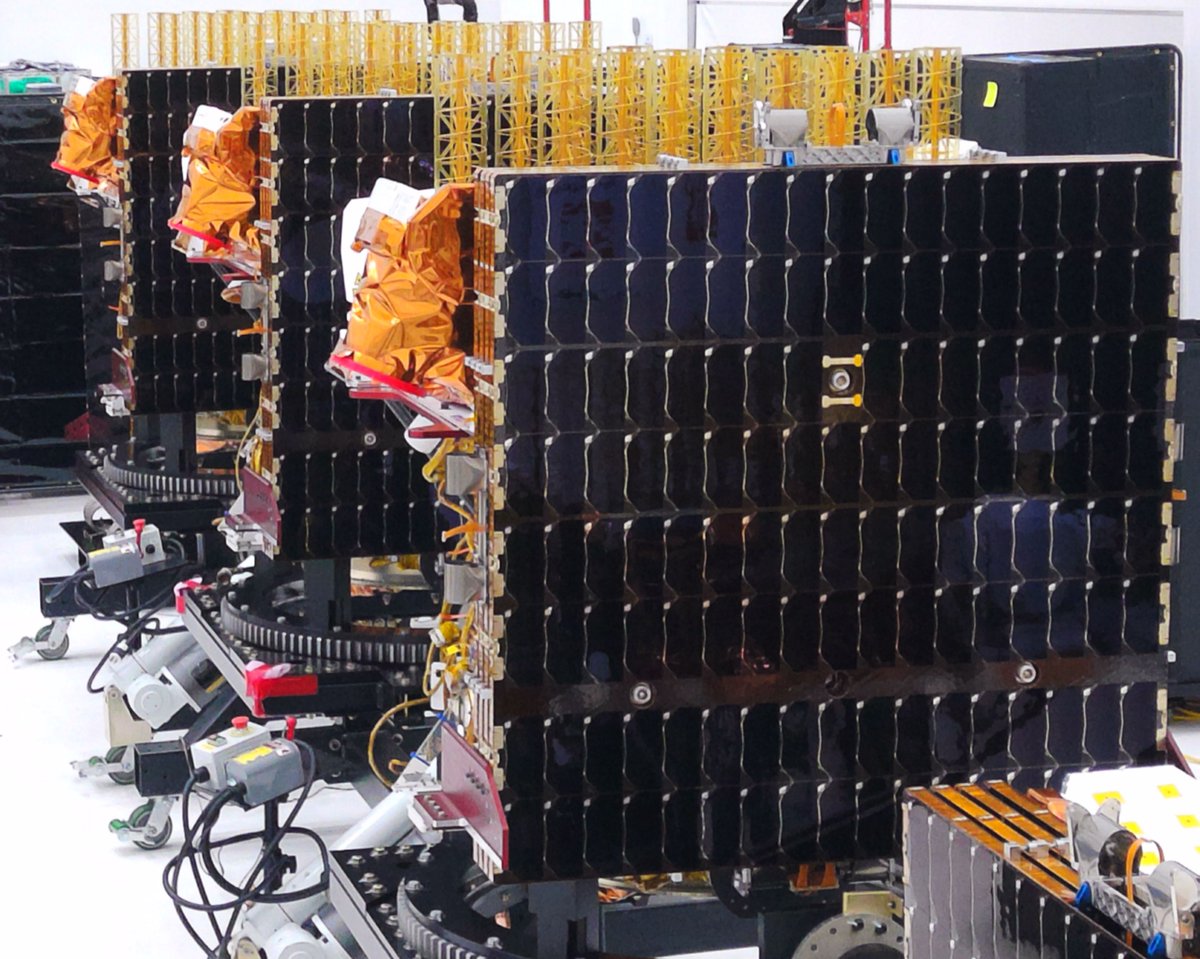 YorkSpaceSystem's tweet photo. Today, York announced the initial shipment of its second production lot of T1TL spacecraft to the launch site, marking another milestone in the deployment of operational capabilities supporting U.S. and allied warfighters. More than 20 York-built satellites, comprising the complete payload of a dedicated Falcon 9, are planned for launch this summer.

https://t.co/Ibnq34mMqD