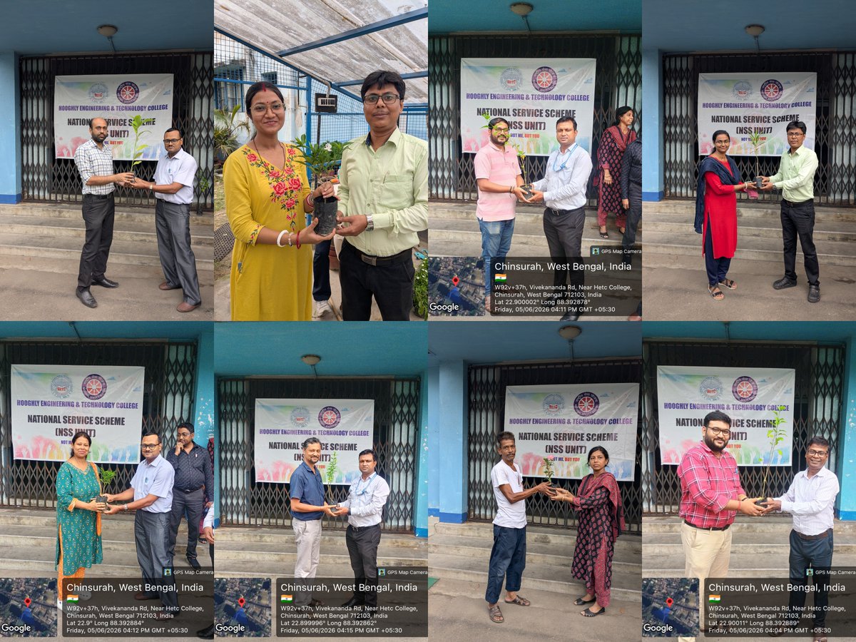 nsshetc's tweet photo. #HETC observed #WorldEnvironmentDay with Tree Sapling Distribution &amp; Plantation Drive organized by #NSS Unit. 🌱

Over 170 saplings were distributed to encourage environmental awareness and sustainable practices.

#GoGreen #Sustainability #YouthInAction

@_NSSIndia @rdnss_kolkata https://t.co/lasjdE2AH5