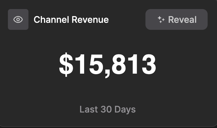 facelessdevon's tweet photo. New channel starts 1 month ago and does $15.8k/month 🤯 https://t.co/ssmAtKtAGR