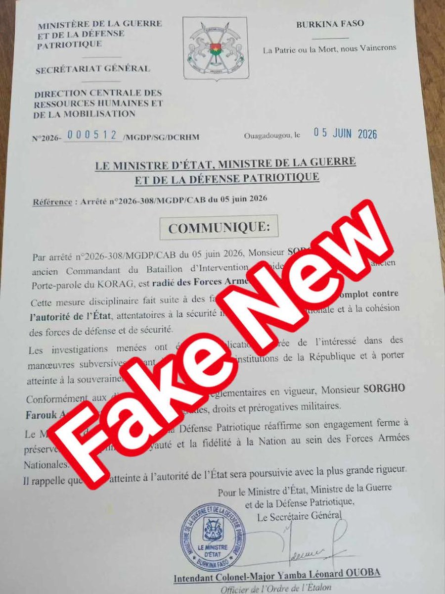 wangninzerbo's tweet photo. 1. Aucun officier de l'armée Burkinabè ne peut être radié par arrêté ministériel. Tout radiation d'officier est fait par décret présidentiel après une procédure judiciaire établi et rendu public https://t.co/e14kLw2eiJ