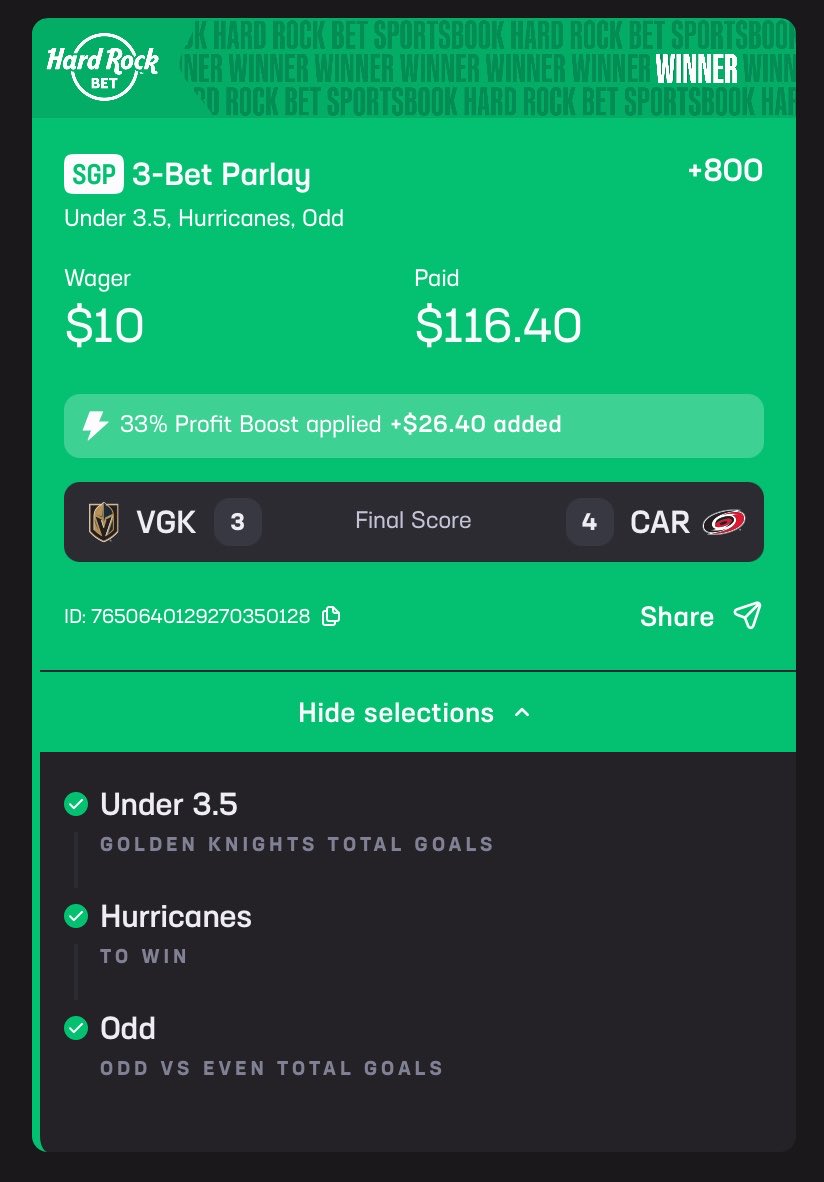 jeffc9's tweet photo. @HardRockBet Same. But with a different bank roll lol https://t.co/Wfsqubz54Y