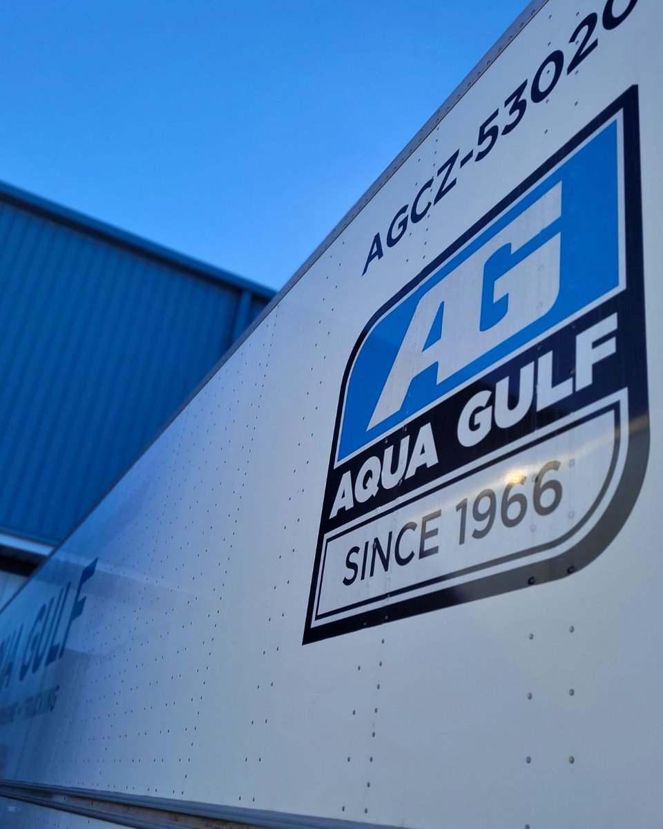 aquagulf's tweet photo. Blue skies + Aqua Gulf = the perfect supply chain solutions combination 🚚 https://t.co/GOz4VydHgD