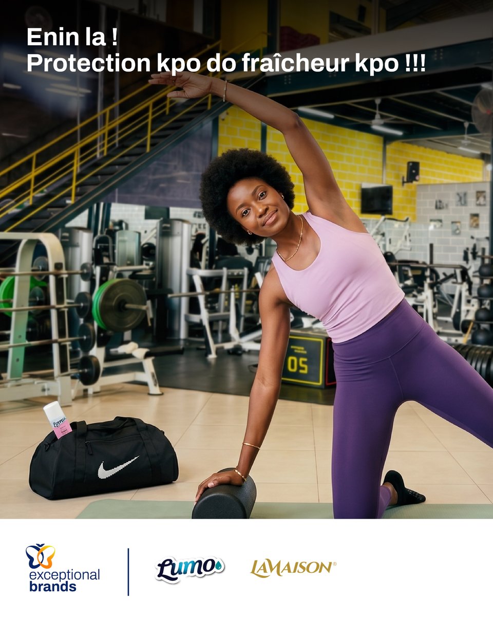 excepbrandsbj's tweet photo. Que vous soyez à la salle de sport ou au bureau, le spray et le roll-on Lumo vous garantissent 24 heures de protection et de fraîcheur. Faites de Lumo votre allié du quotidien : une sensation immédiate de propreté et de confiance.

#ExceptionalBrands #Lumo https://t.co/HGH0I100UM