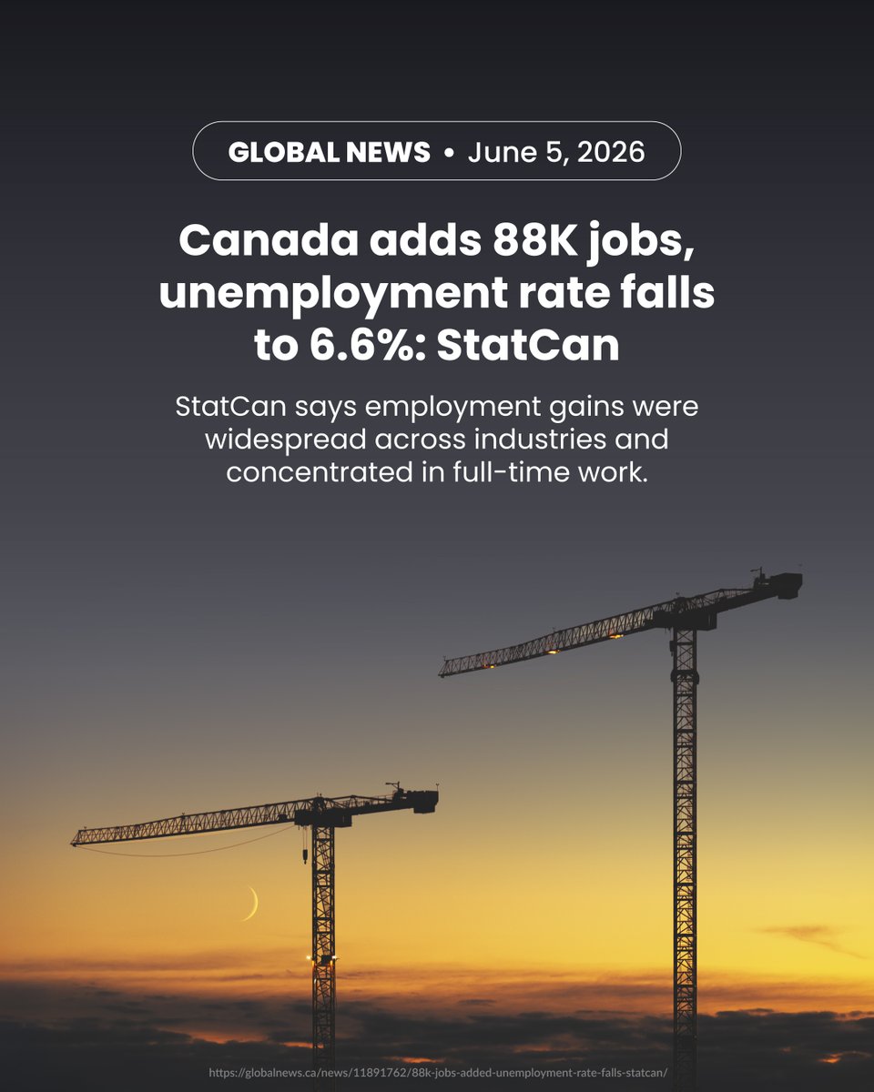liberal_party's tweet photo. NEW: 88,000 jobs were created by Canadians last month.

We'll continue to support our workers and businesses by securing new trade partnerships, attracting massive investment, and fast-tracking major projects. https://t.co/Aadj2gHFvF