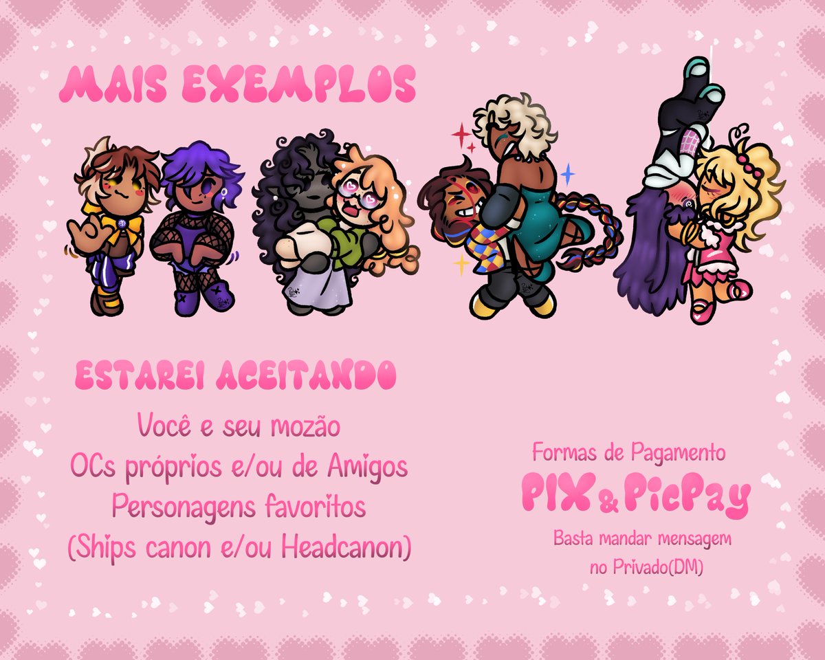 PreduToons209's tweet photo. PROMOÇÃO DE CHIBINHOS - Dia dos Namorados🤏💕

- Valendo até dia 16 de Junho. DM tá aberta✨ https://t.co/eMKsIqZLWe